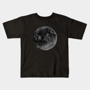 Hand drawn moon Kids T-Shirt